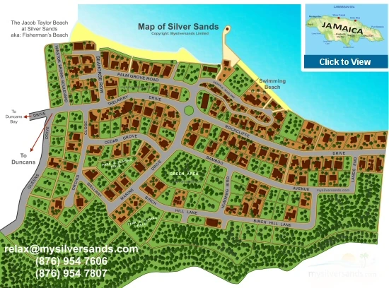Map of Silver Sands